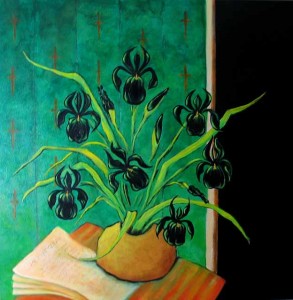 Black Irises 